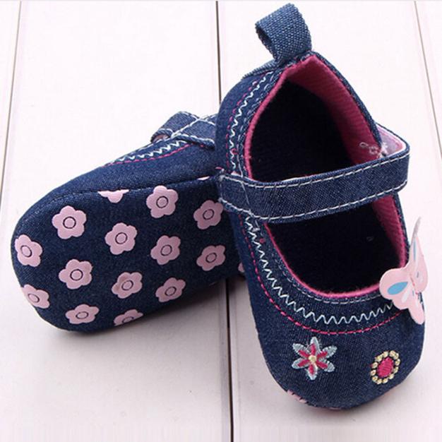 Mode Baby Schoenen Vlinder Zachte Tong Peuter Schoenen Bu/12 Cm