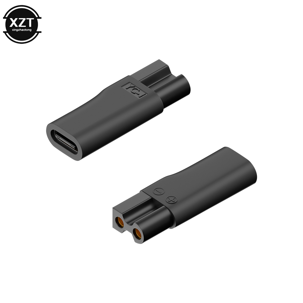 Connecteur de Conversion de charge type-c femelle, prise d'alimentation pratique, chargeur de remplacement, adaptateurs USB pour rasoir, tondeuse à cheveux