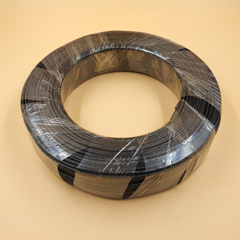 100m/roll 3core BLACK PVC covered flat cable, 3*0.75mm²