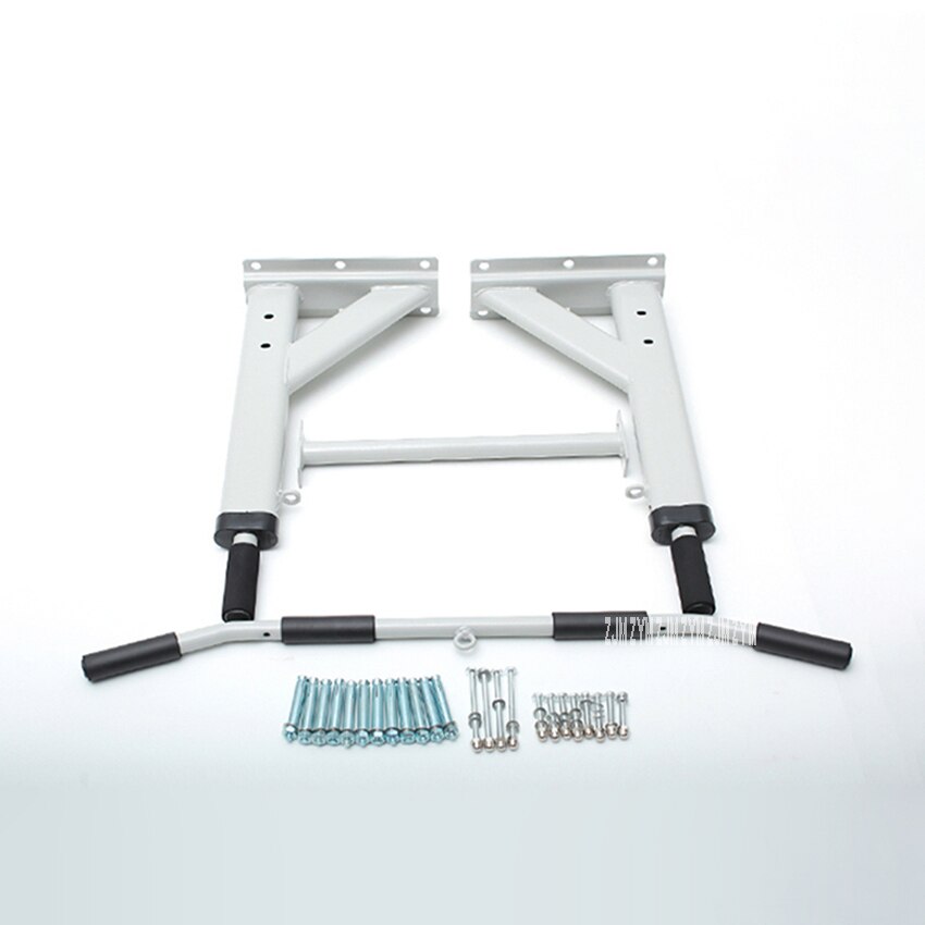 65 Wall Horizontal Bar Steel Plate Pull Up Device Wall Chin Up Bar Single Parallel Bars Sandbag Shelf Indoor Fitness Equipment