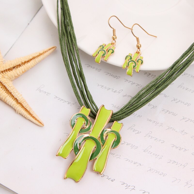 Colliers noirs de formes géométriques au goutte-à-goutte d'huile, corde multicouche, ensemble de bijoux, boucles d'oreilles, , offre spéciale: F357