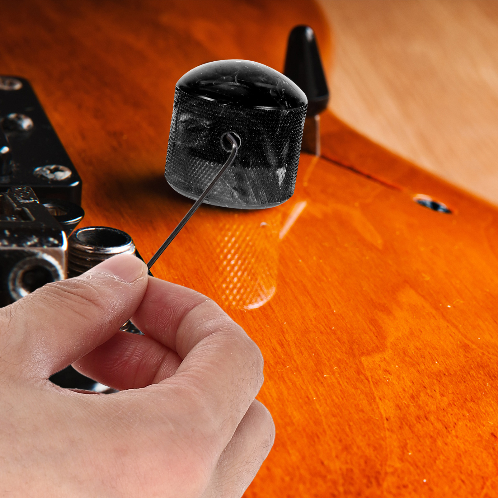 10 Pièces Boutons Potentiomètres ABS Pour Guitare Et Basse | Capuchons Volume/tonalité | Accessoires Contrôle Rotatif | Remplacement Facile