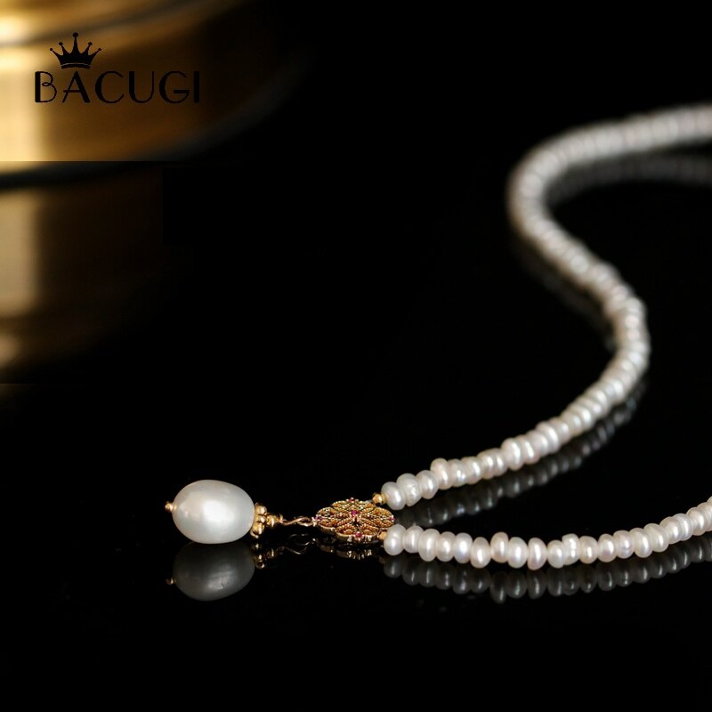 Origineel Natuurlijke Zoetwater Barok Parel Ketting Voor Vrouwen Party Wedding Party Fijne Sieraden