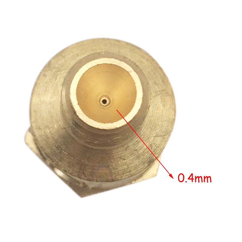 2PCS Burner 7.9 Aperture 0.4mm Liquefied Gas Nozzle Brass Cast Iron Jet Burner Natural Gas Nozzle Cooking Stove Nozzles