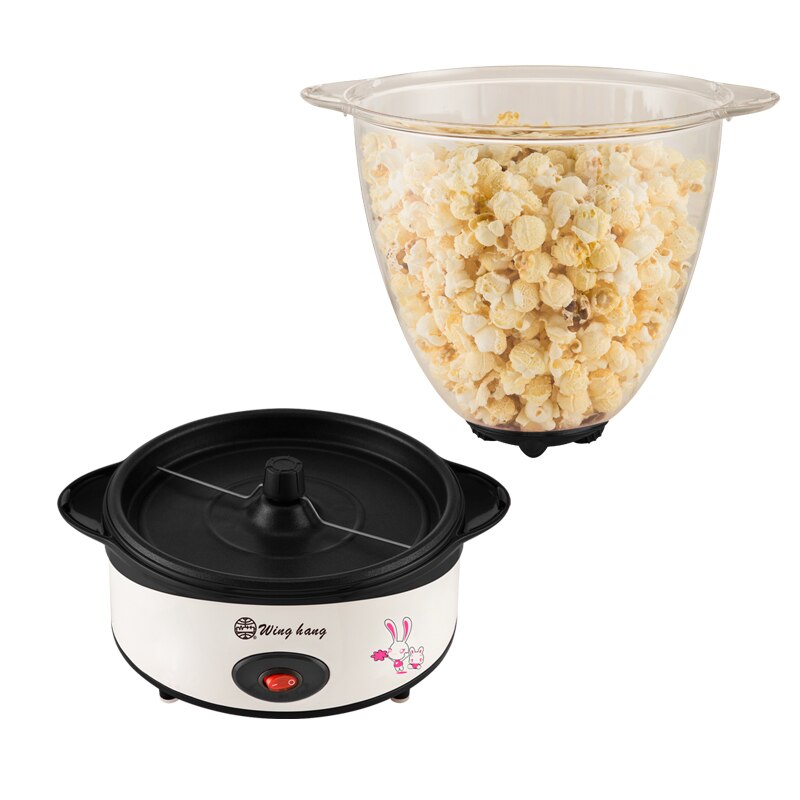 Popcorn Macchina Per I Popcorn Macchina di Famiglia Piccolo Elettrico Può Mettere Olio e Zucchero Condimento