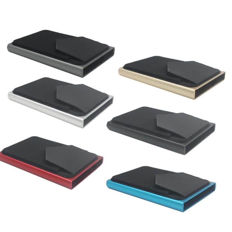 1pc Automatic Credit Card Holder Men Slim Anti Protect Travel ID Cardholder Women RFID Wallet Metal Case Porte Carte Organizer