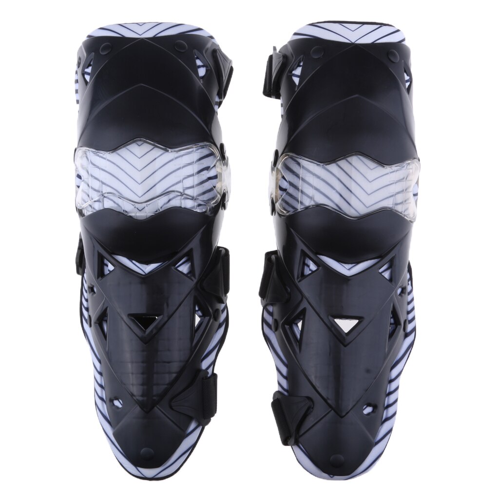 Pair Adults ATV Motorcycle Motocross Knee Shin Leg Guard Pad Protector