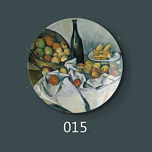 8 "Inch 20.5Cm Diameter Paul Cezanne Schilderen Porselein Decoratieve Thuis Hal Muur Opknoping Plaat Arts Disc: 15