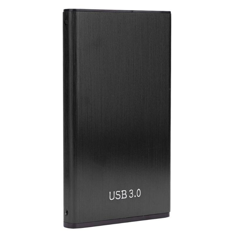 Portable 2.5Inch Usb 3.0 Hdd Ssd Doos 2.5 &#39;&#39;Harde Schijf Case 6Gbps Externe Behuizing Box Voor 2.5 In Hdd Ssd: Black