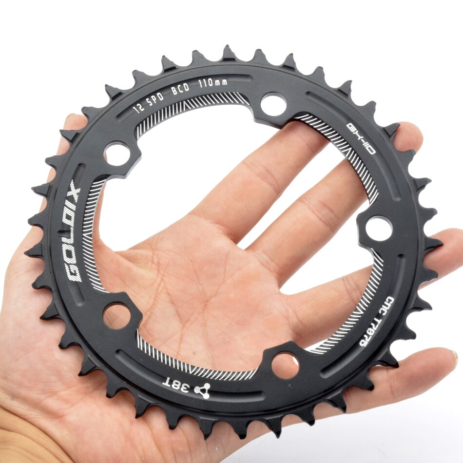 Goldix 110/5 Bcd 110BCD Racefiets Smalle Brede Kettingblad 38T-58T Fiets Kettingblad Forshimano Sram Fiets Crank accessoires