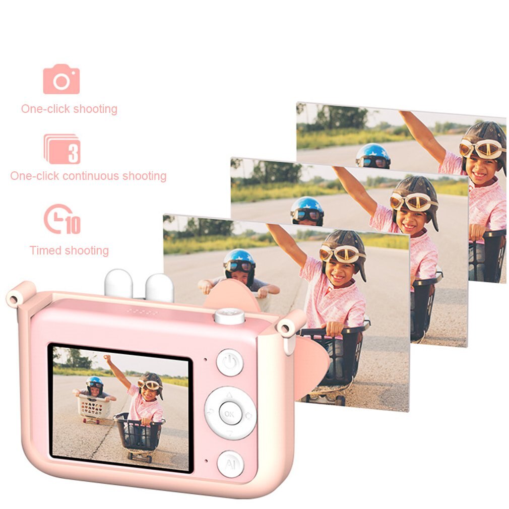 Børn mini kamera fuld  hd 1080p bærbar digital video fotokamera 2 tommer skærm display børn til barn spil undersøgelse kamera