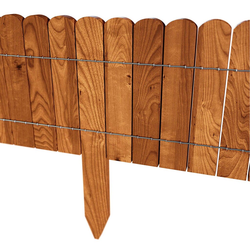 Garden Fence Log Roll Border as Easy Plug-in Fence Plantas Naturales Fencing, Trellis & Gates Gardening для сада и огорода