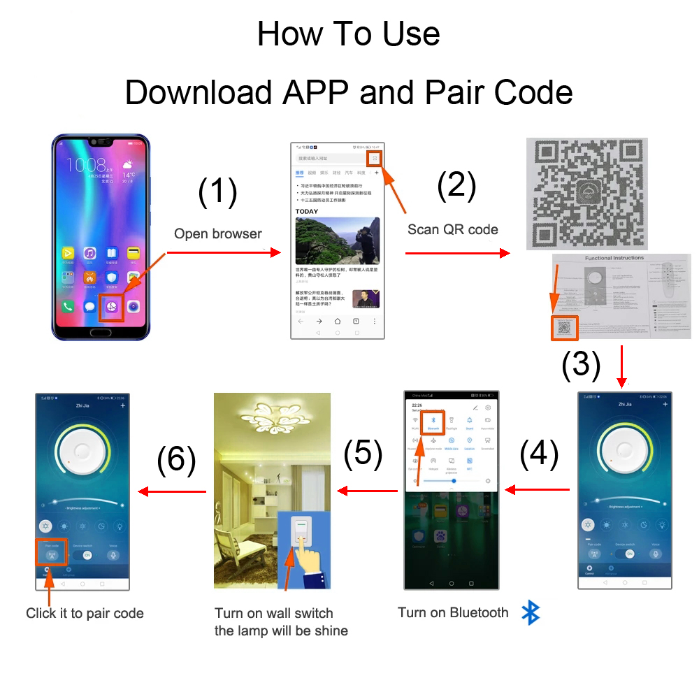 Télécommande et télécommande intelligente LED, variateur LED 2.4G, 25-40Wx2 x4 ino -50Wx2 x4 x6 ino -60Wx2 x4 x6 + RGB 30-60LED, gradation et document-Chan, 1 pièce
