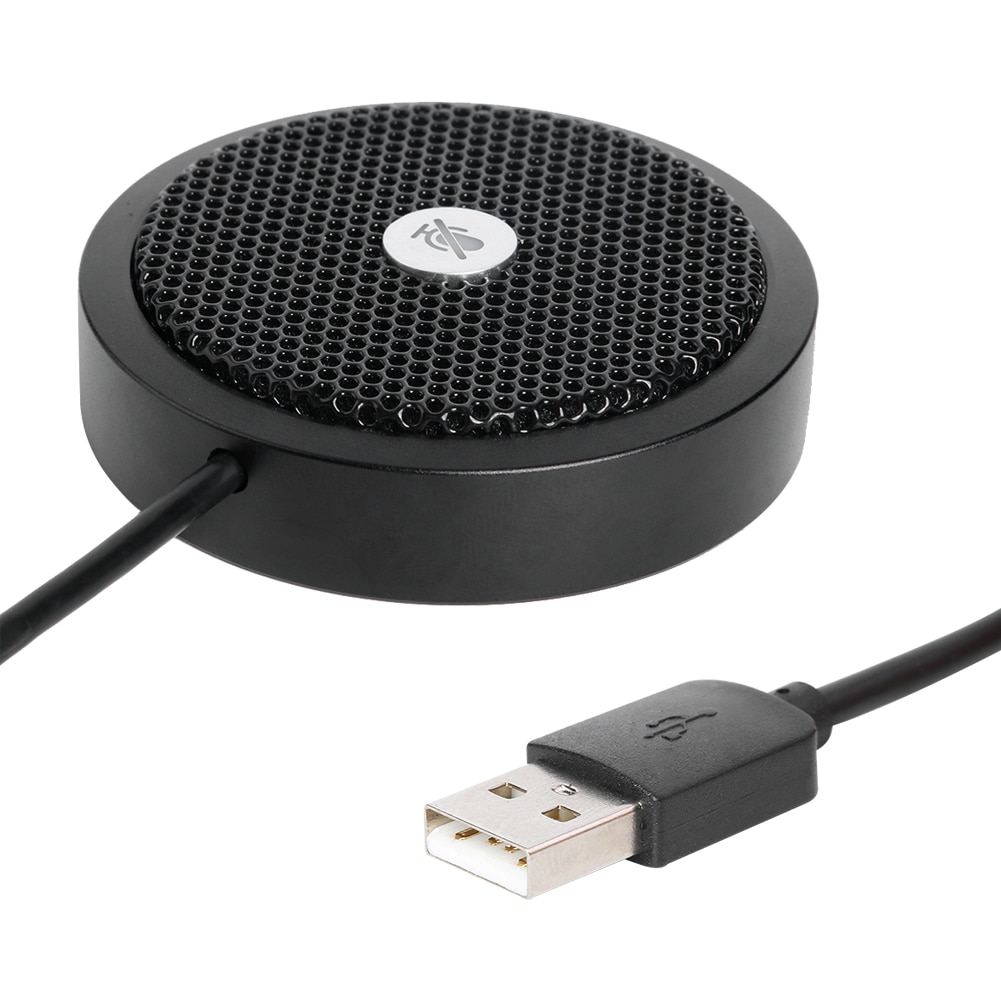 Omnidirectional USB Microphone Video Voice Conference Mic Speaker Microphones USB Rechargeable Meeting for PC PS4