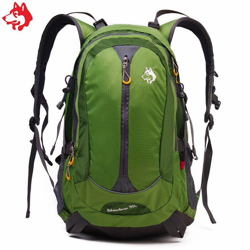 Mochila de aventura para hombre 30L, azul/naranja/verde, mochila para deportes al aire libre de china, mochila para mujer para senderismo y montaña: Green