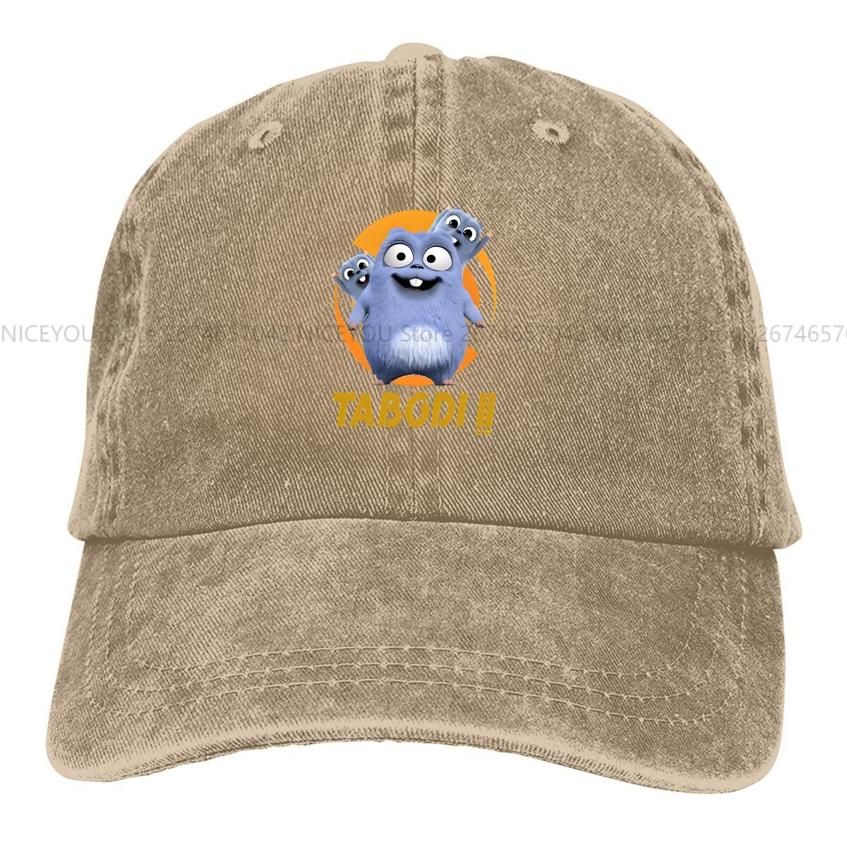 Lemming Kleinkind Baseball mütze Männer Hüte Frauen Visier Schutz Snapback grizzy und sterben Lemminge Kappen: Kakifarbig