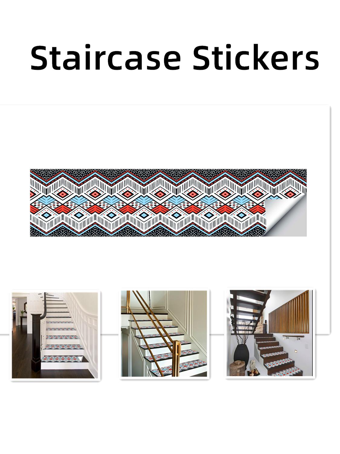 Antislip trap stickers met klevende achterkant lijm en breder en dikker voor trap make-up