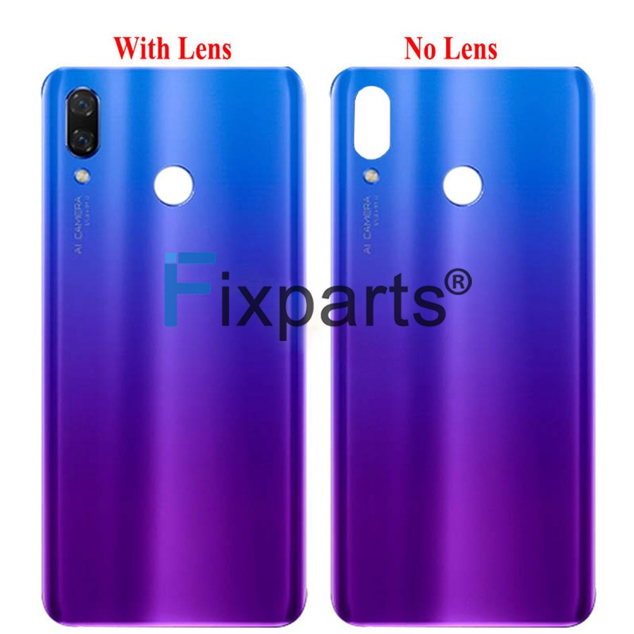 For Huawei Nova 3i Battery Cover Back Glass Nova 3i Rear Battery Door Housing Case For Huawei P Smart Plus Battery Cover