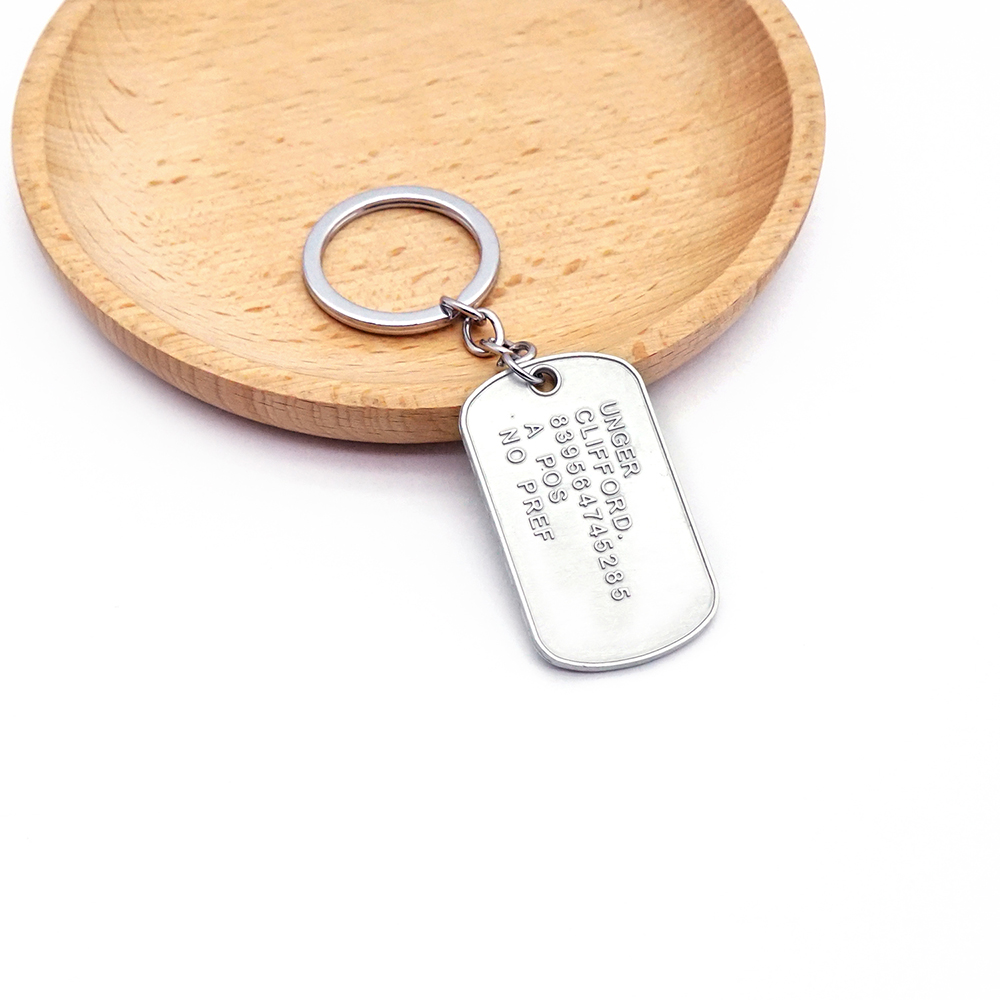 Death Stranding Sleutelhanger Dog Tag Sleutelhanger Sleutelhanger Sleutelhangers Voor Mannen Vrouwen Game Accessoires Auto Sleutelhanger