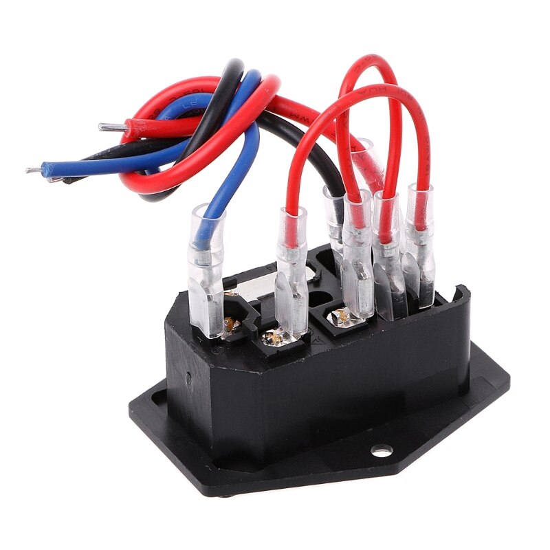 3D Printer U-type Plug Power Supply Switch Adapter Socket with Switch and Fuse R9JC