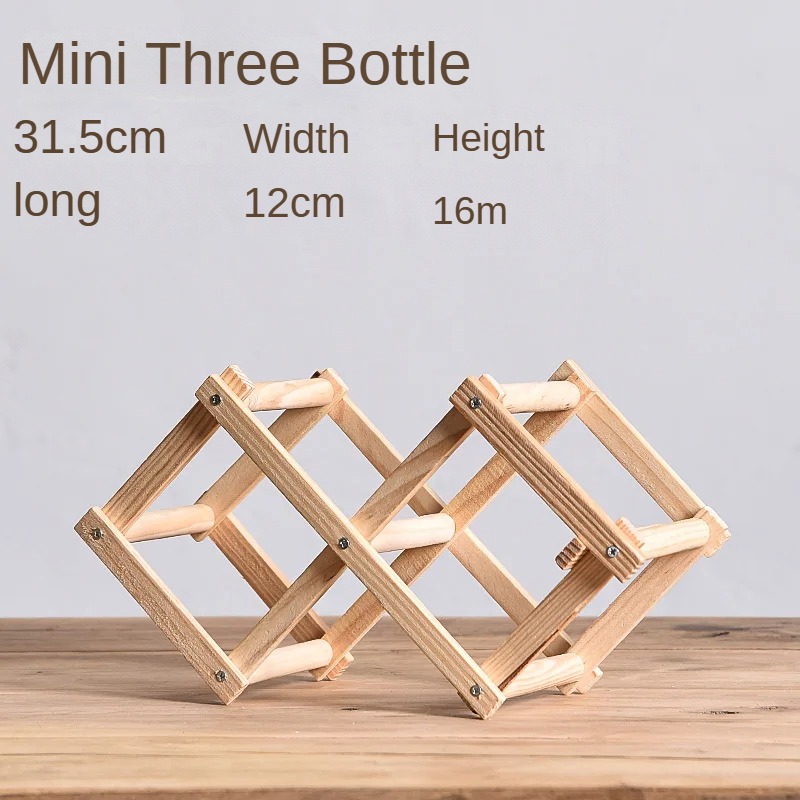 Stackable Wine Storage Shelves 3, 5, 6, 10 Bottles Wooden Wine Shelves Home Bar Utensils Wine Cabinets Bar Tools: SKY BLUE