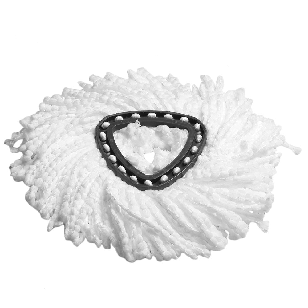 360°Spining Mophead Ultrafijne Mop Hoofd Vloer Dweilen Draagbare Vervanging Mop Micro Spinning Fiber Platte Squeeze Mop Hoofden
