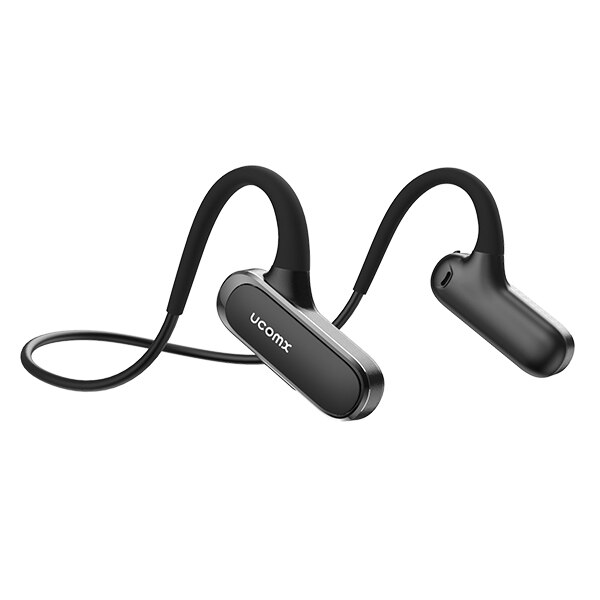 Ucomx G56 Sport Bluetooth Hoofdtelefoon Open-Ear Draadloze Koptelefoon 10H Afspelen Bluetooth Headsets Voor Iphone Samsung Xiaomi: Black