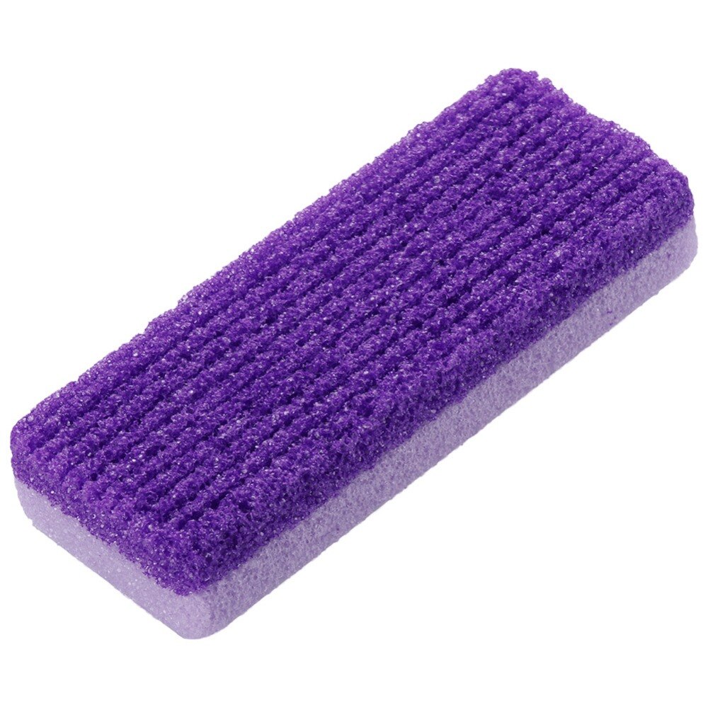 Pimpsten exfoliera fot fotvård död torr hud förhårdnader pedikyr död hård grov hudborttagningsmedel skrubberverktyg lila  #279833