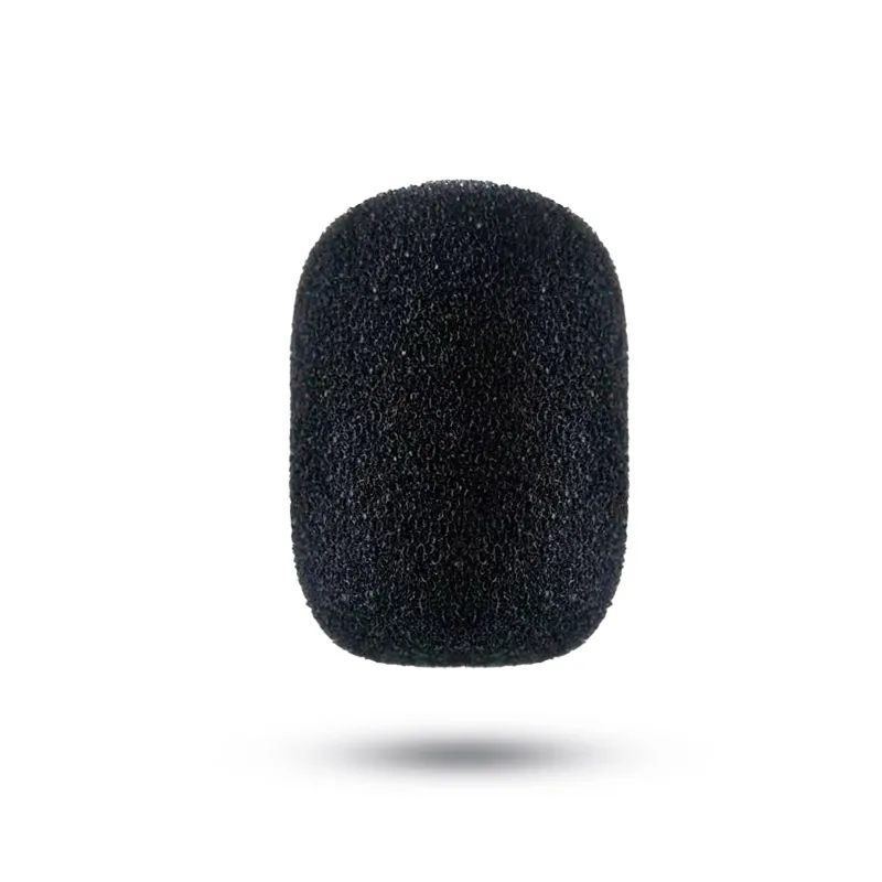 5-100PCS Microphone Replacement Foam Microphone Windscreen Headset Cover Telephone Headset Mic Cover Windshied Headset Foam