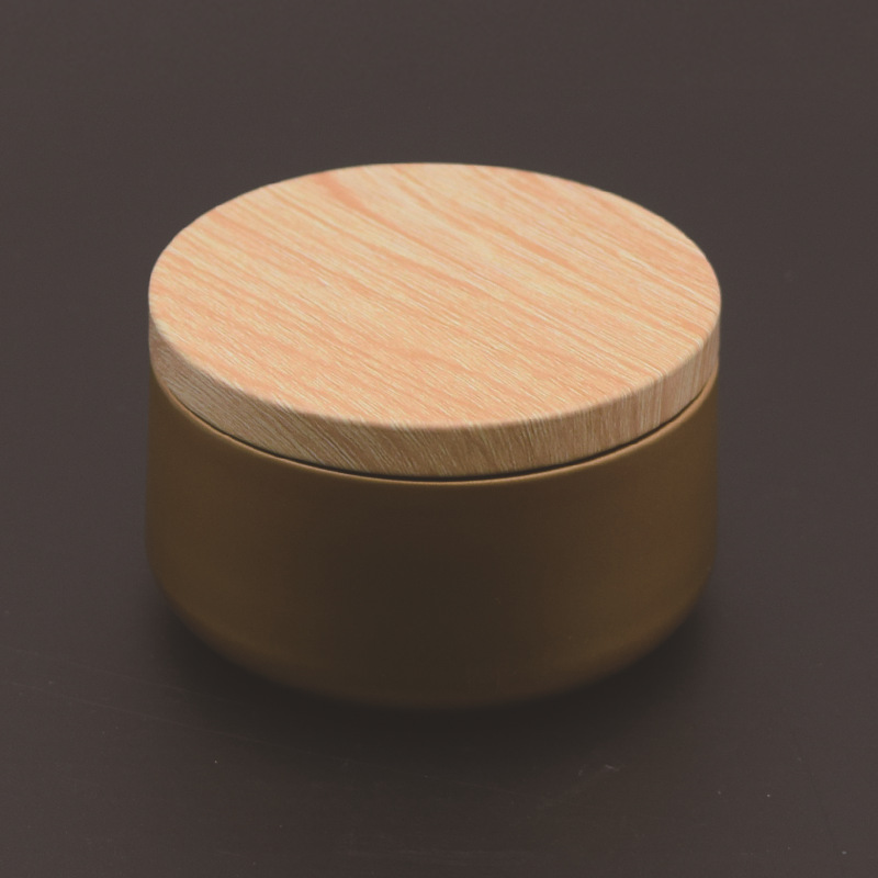 6oz Luxury Candle Jars with Wood Pattern Lid Bulk ... – Vicedeal