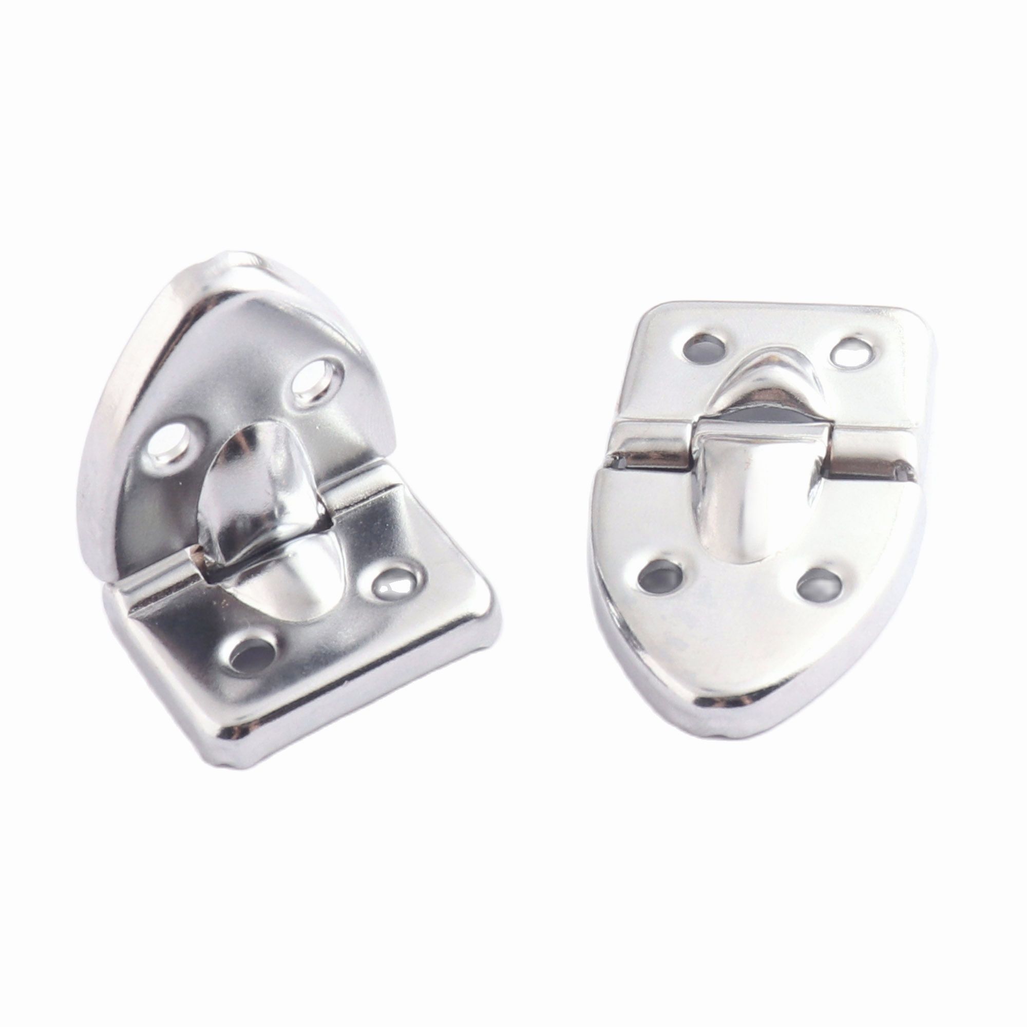 Wooden Box Hinges Cabinet Hinges Metal Hinges for Wooden Jewelry Box Tool Box Suitcase Silver Hinges with Screws