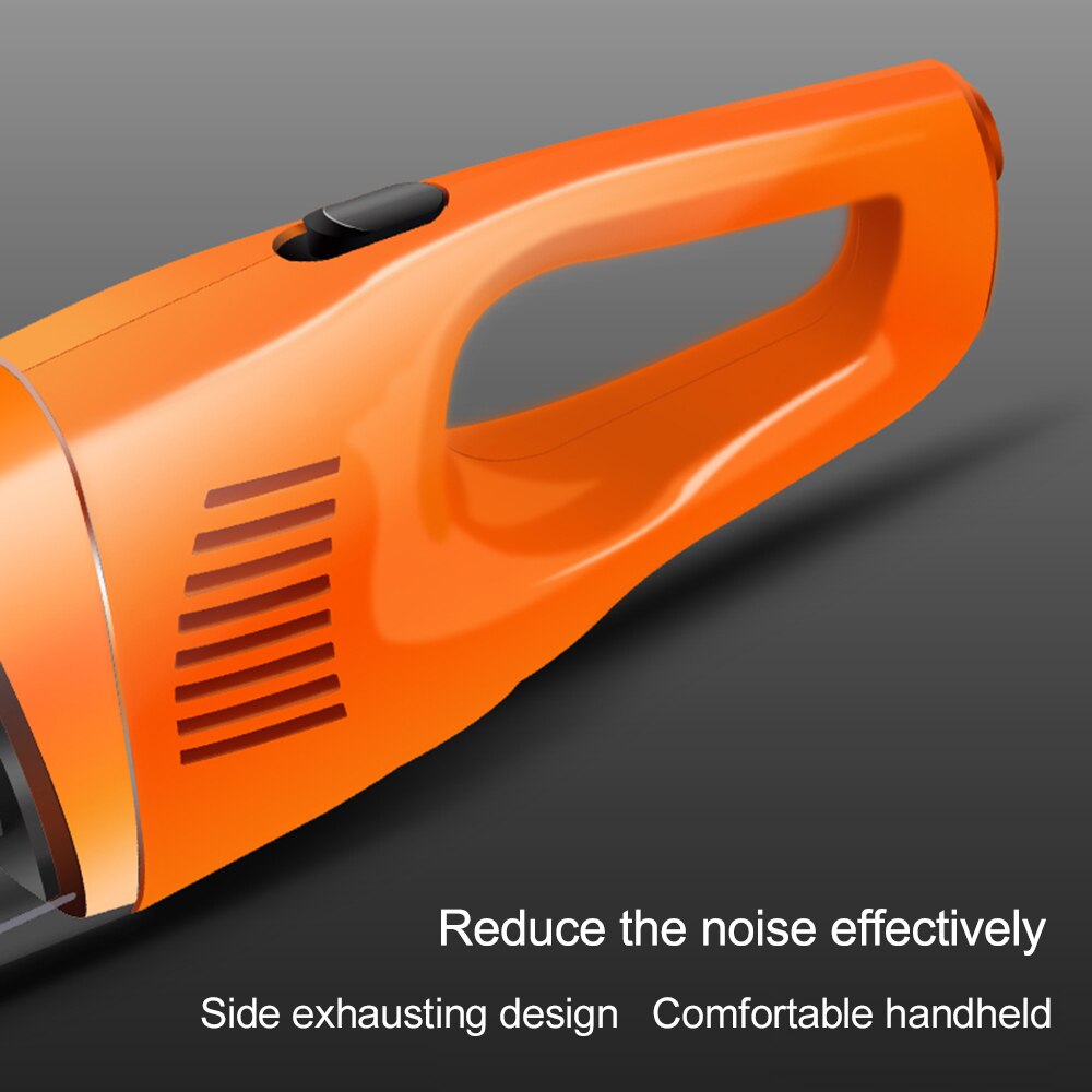 120w autoreinigers met krachtige zuigkracht, draagbare handreiniger voor gebruik in de auto met led-verlichting, auto-accessoires