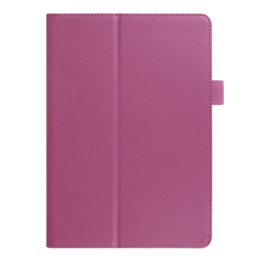 Premium pu leren hoesje voor samsung galaxy tab 3 10.1 gt-p5200 p5210 p5220, slanke hoes voor samsung tab 4 10 sm-t530 t531 t535 hoesje: Paars