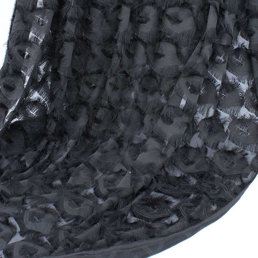 3D Ogen Tassel Fringe Chiffon Stof Jurk Maken stof 150 cm breed door Yard