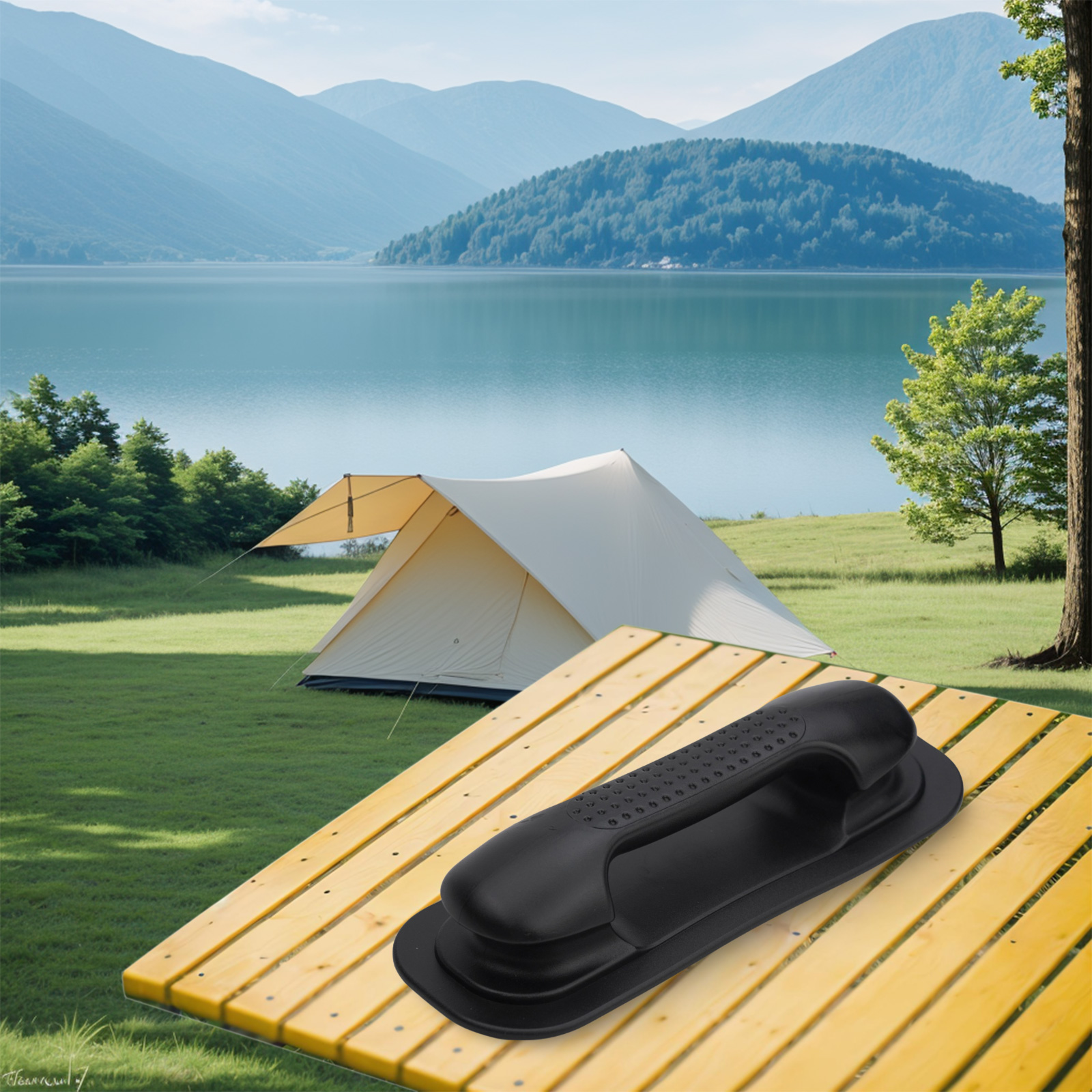 Rail Boat Grab Handle Dinghy Inflatable Boat Side Mount Accessories Black/Gery Handle Rail PVC Rubber Brand