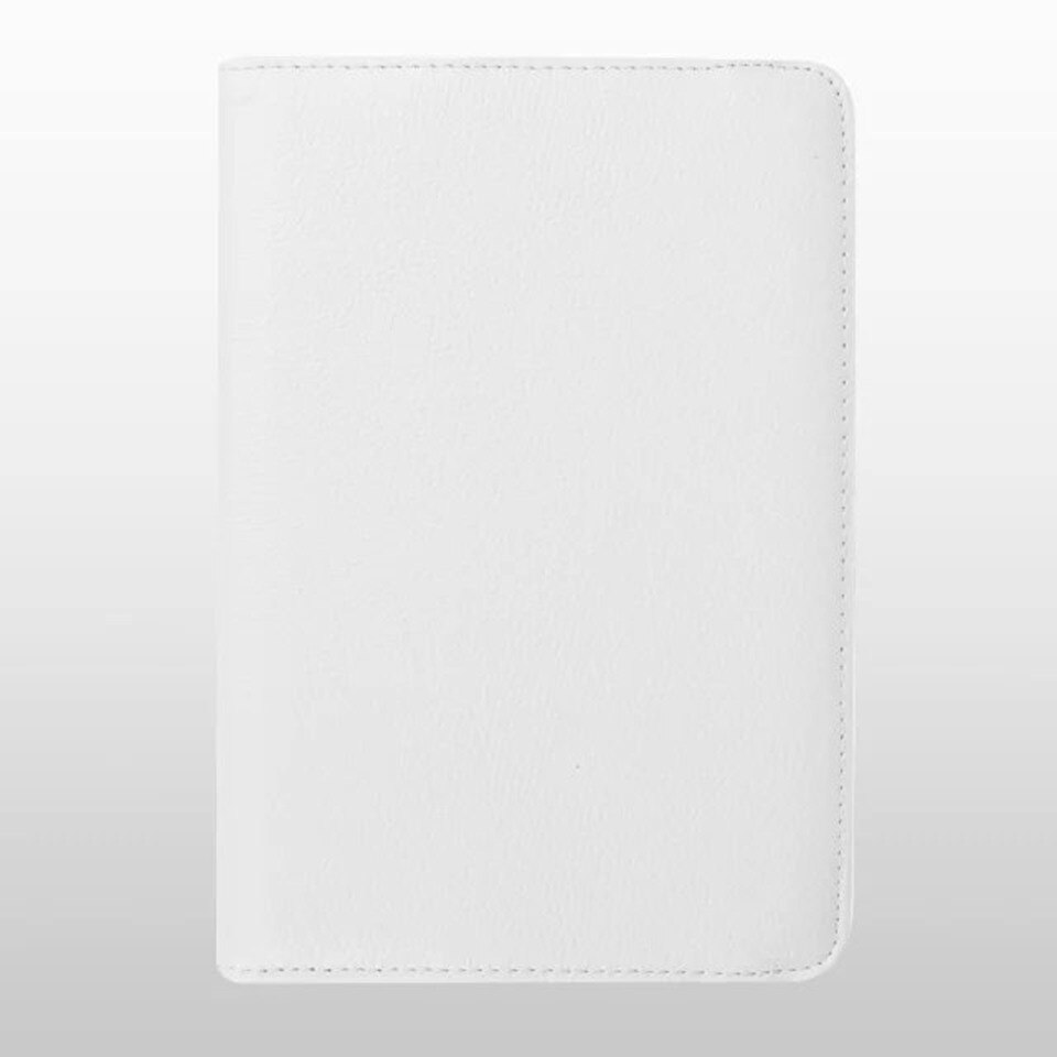 För samsung galaxy tab  s2 8.0 tums fodral  t710 t713 t715 t719 sm-t710 sm-t715 surfplatta skal 360 roterande fäste flip läder skal: Vit
