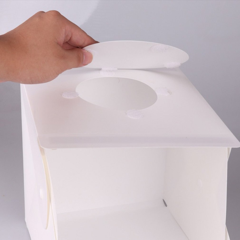 Illuminazione A LED Evidenziare Fotografia Portatile Photography Studio Fotografico Mini Studio Fotografico Estudio Photobox con 2 Sfondi per Foto Della Fotocamera