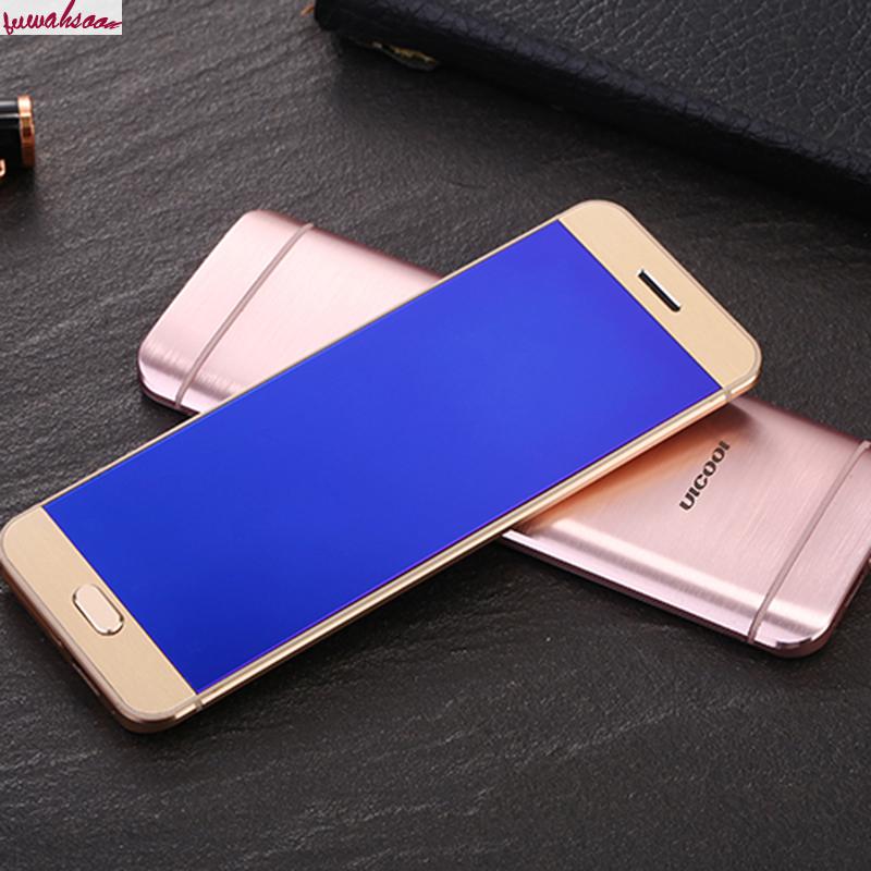 Original Ulcool V26 Touch Display Metal Body Bluetooth 2.0 Dialer Dual Sim Credit Card Mobile Cell Phone+case+screen Protector