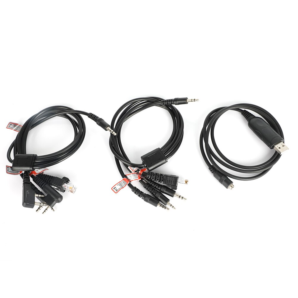 8-in-1 USB Programming Cable For MOTOROLA/ICOM/KENWOOD YAESU Multiple walkie-talkies Handheld / Mobile Radio 5