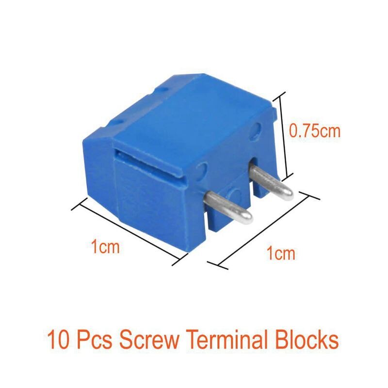 62Pcs Pcb Board Kit Bevat 32Pcs Dubbelzijdig Prototype Boards, 20Pcs Header Connector En 10 Stuks Schroef Terminal Blokken