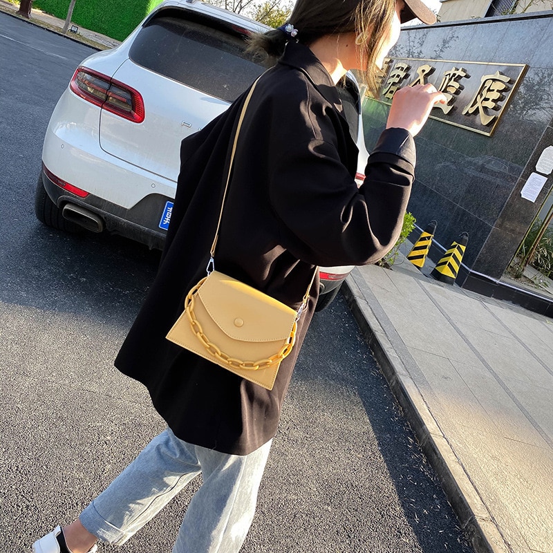 Small Fresh Bag Female Popular Tide Wild Single Messenger Small Bag Women Bag One Shoulder Messenger Bag %26