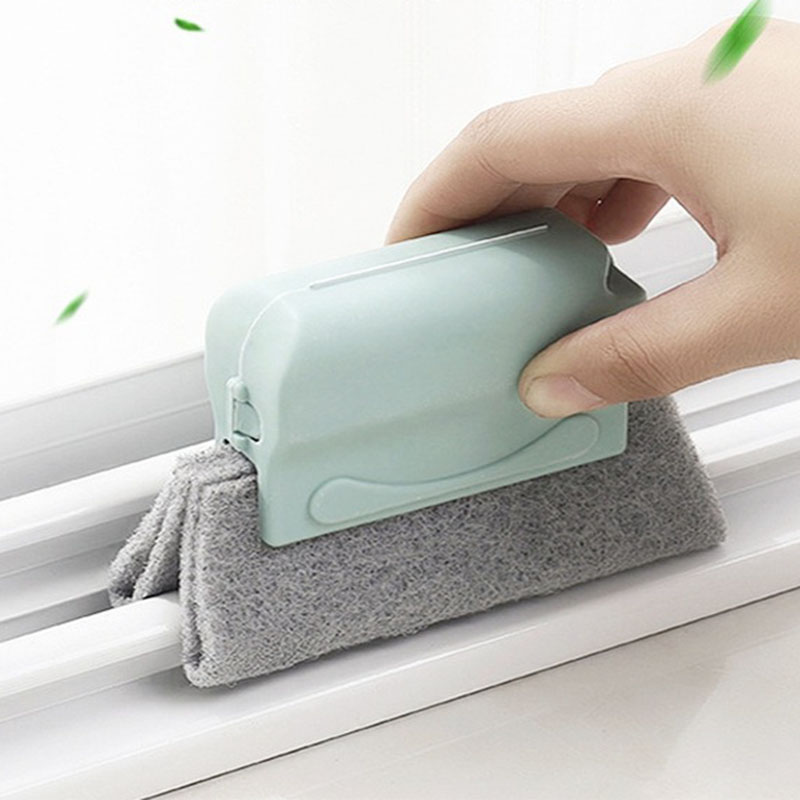 Paño de limpieza para ranuras de ventanas, cepillo limpiador de ranuras de ventanas, herramienta de limpieza de ranuras de puertas y ventanas