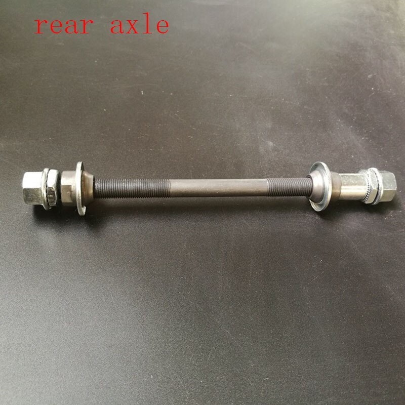 Mountain bike solid axle, ball hub solid rear axle, ball 150mm front axle, 180mm rear axle