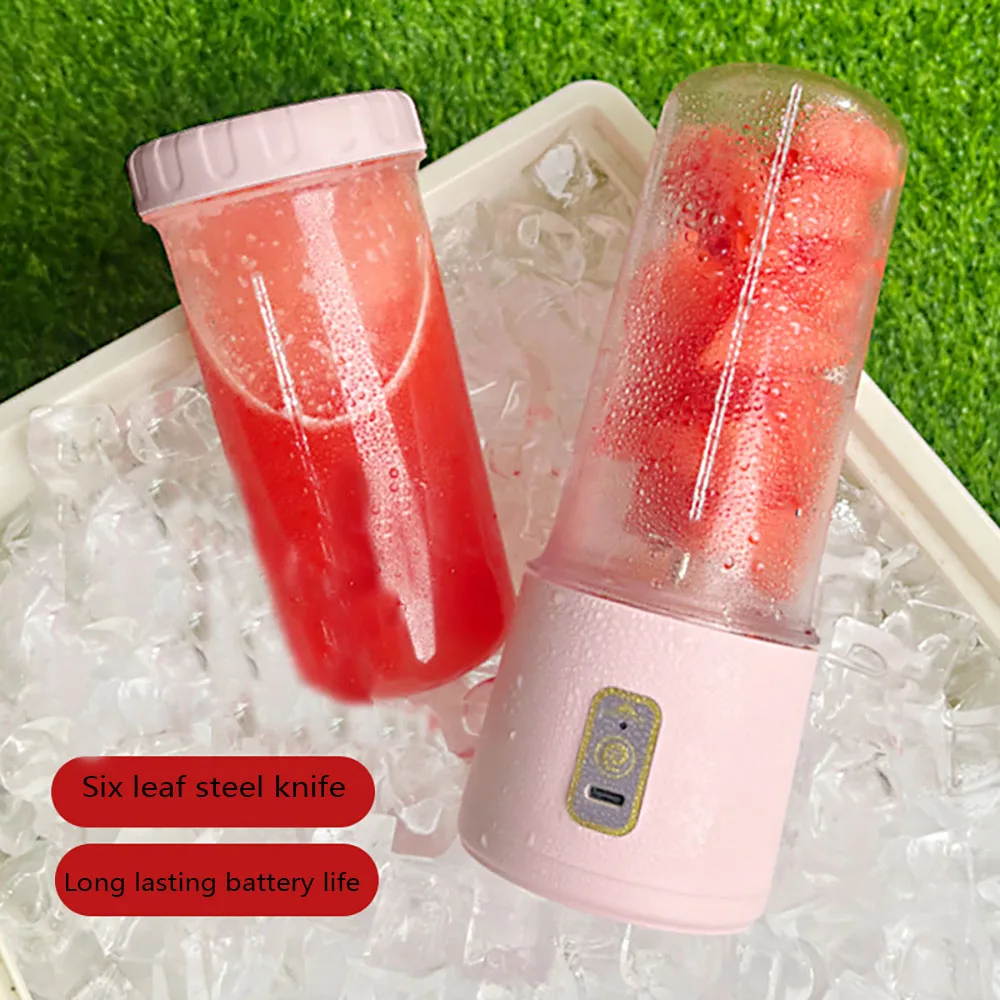 1pc-liquidificador espremedor elétrico portátil, misturador e extrator de frutas, fabricante de suco multifuncional para milkshakes e processamento de alimentos.