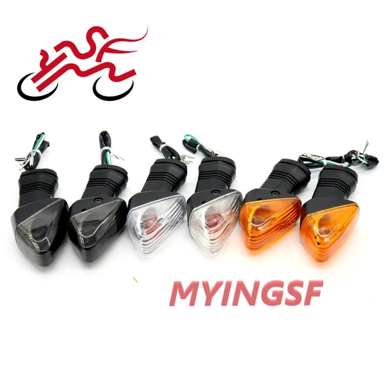 Spia indicatore di Direzione per KAWASAKI ZX-6R ZX-6RR Z750S KLE 500/650 VERSYS KLR650 Moto Anteriore/Posteriore Lampeggiante Lampada ZX6R