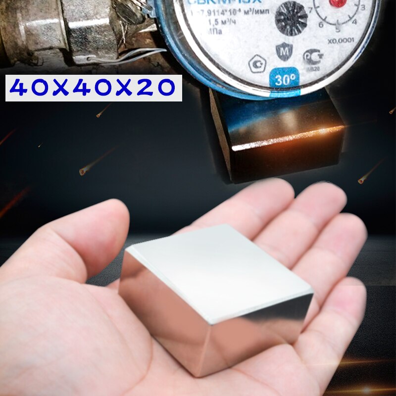 N52 1PCS Block 50x50x30 mm Super Strong Rare Earth magnets Neodymium Magnet ( 3 sizes: 50x50x30mm or 50x50x25mm or 40x40x20mm )