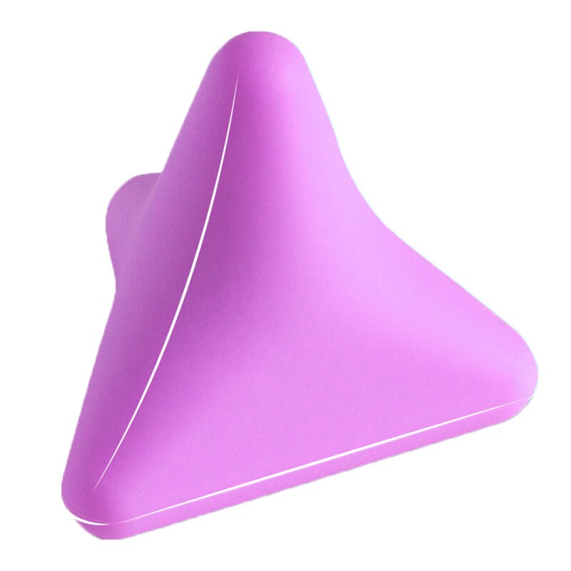 Silicium massage kegle solid bold psoas muskel frigivelse thorax rygsøjlen ryg hals scapula fod yoga trekantet afslapningsapparat kerli: Lilla