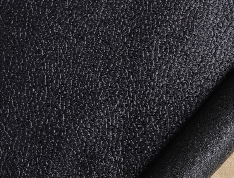 50x138cm Large Leather Patch Self Adhesive Stick Free Iron Sofa Car Seat Restoration Refurbished Leather Fabric Sticker Patch: black