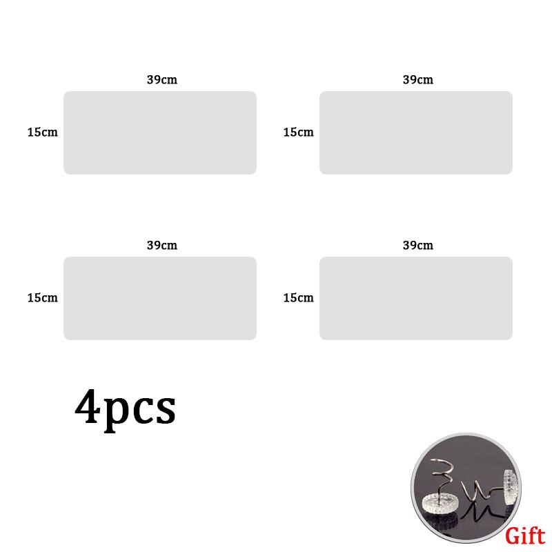 Krasbestendige kattenkrabpaal bankhoes met stop ter bescherming van gestoffeerde meubels kussens huisdierproducten transparante deursticker: 4 stuks per