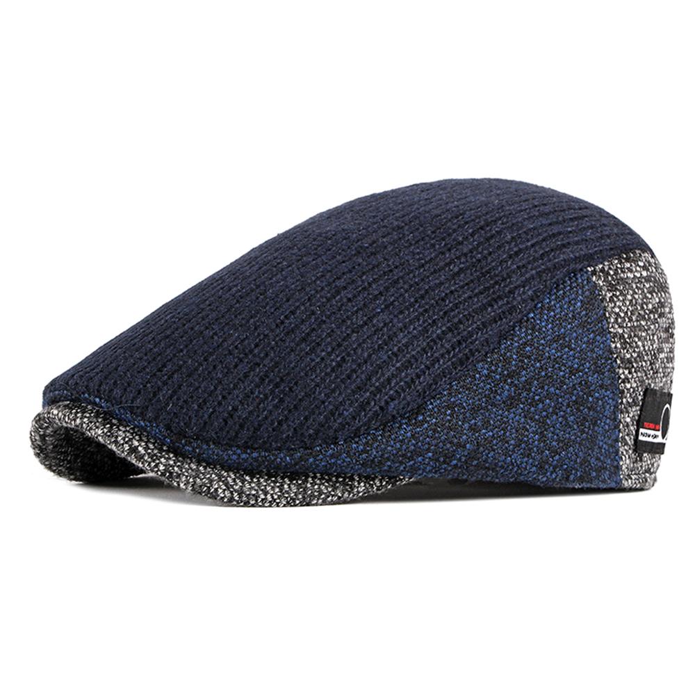 Boina de cuadros estilo inglés clásico para hombre y mujer, gorros deportivos informales Unisex, boina de lana a cuadros, gorra plana